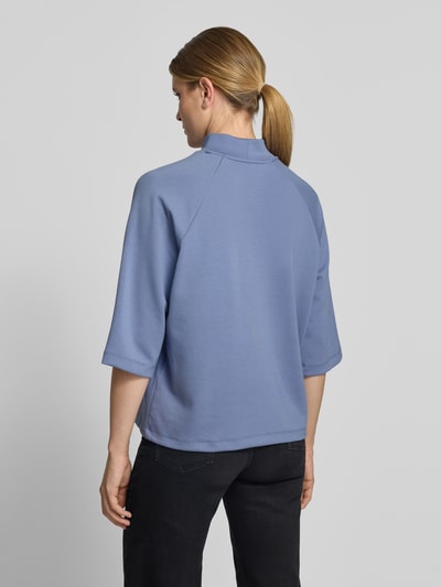 Soyaconcept Bluza o luźnym kroju z mieszanki modalu model 'BANU' Błękitny 5