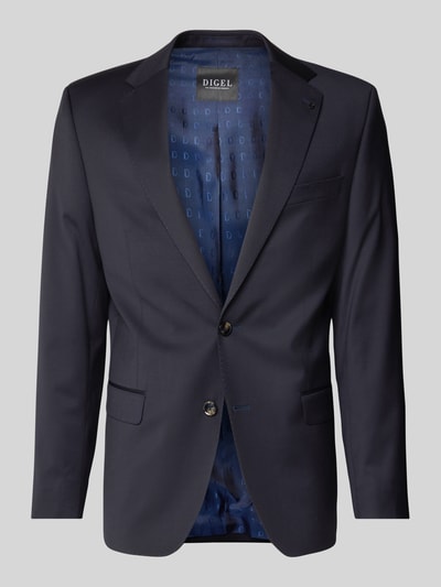 DIGEL Modern Fit 2-Knopf-Sakko aus Schurwoll-Mix Black 2