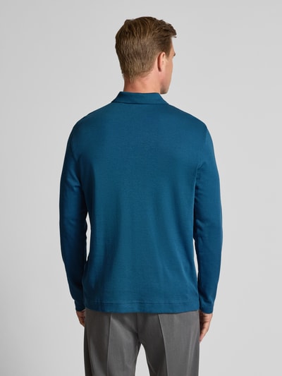 Christian Berg Men Regular Fit Poloshirt mit Knopfleiste Petrol 5
