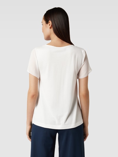 Cinque T-Shirt mit Label-Applikation Modell 'CLAIRA' Ecru 5