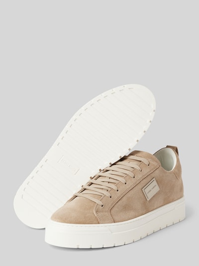 Antony Morato Sneaker aus Leder mit Label-Detail Camel 4