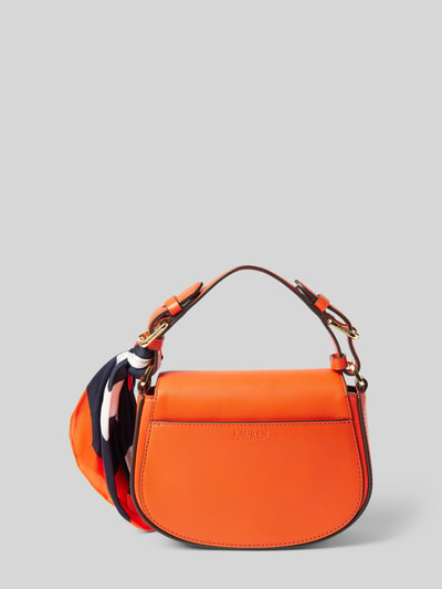 Lauren Ralph Lauren Handtasche mit Label-Applikation Modell 'TANNER' Orange 4