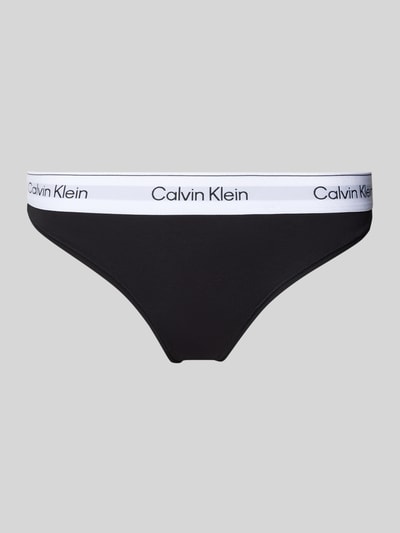 Calvin Klein Underwear String mit elastischem Logo-Bund Black 1