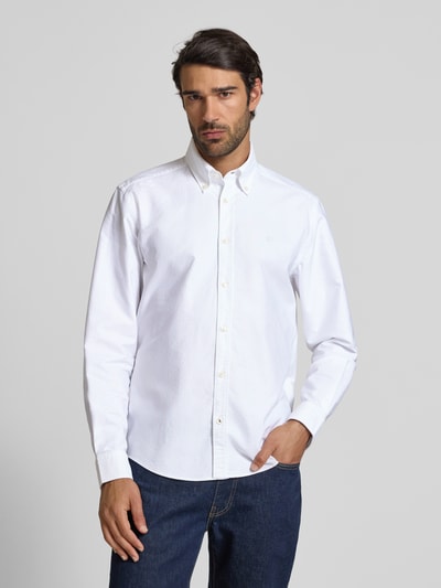 BOSS Regular Fit Freizeithemd aus reiner Baumwolle Modell 'LIAM' Weiss 4