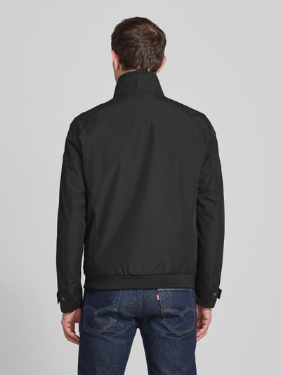 Strellson Jack met opstaande kraag, model 'Lucca' Zwart - 5