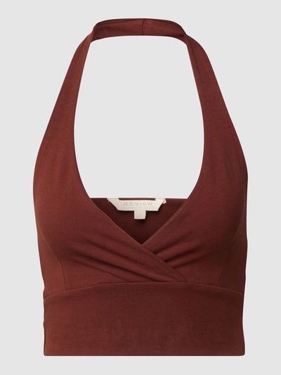 Review Crop Top mit Neckholder Schoko 2