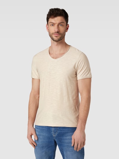 MCNEAL T-Shirt in melierter Optik Beige 4