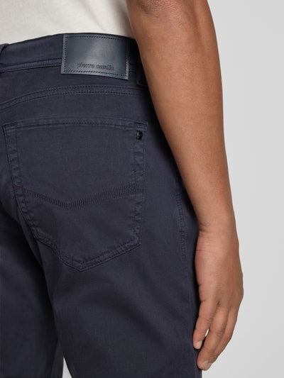 Pierre Cardin Tapered Fit Hose mit Eingrifftaschen Modell 'Lyon' Marine 3