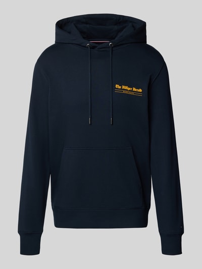Tommy Hilfiger Regular Fit Hoodie aus reiner Baumwolle Marine 2