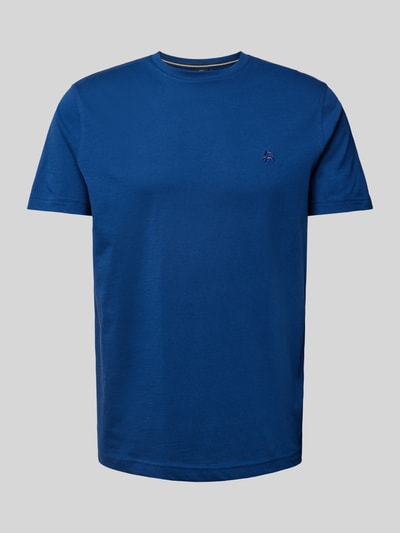 Lerros T-Shirt mit Logo-Stitching Blau 2