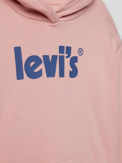 Levi’s® Kids Hoodie mit Label-Print Hellrosa 2