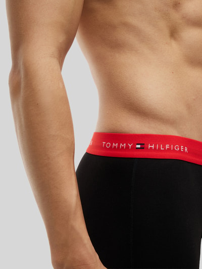 Tommy Hilfiger obcisłe bokserki o kroju regular fit z mieszanki bawełny w zestawie 7 szt. Czarny 3