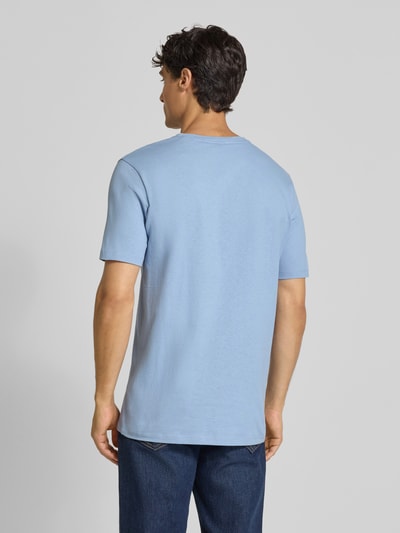 BOSS Orange Regular fit T-shirt van puur katoen, model 'TALES' Lichtblauw - 5