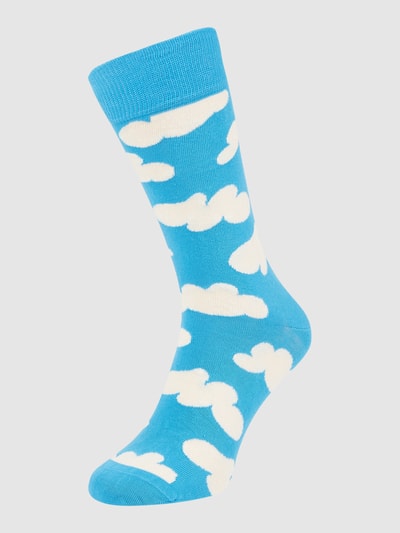 Happy Socks Socken mit Allover-Muster   Hellblau 1