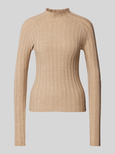 Mango Strickpullover mit Turtleneck Modell 'FLURRY' Beige 2