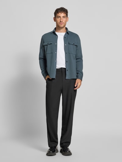 MCNEAL Hemdjacke mit Druckknopfleiste Anthrazit 1