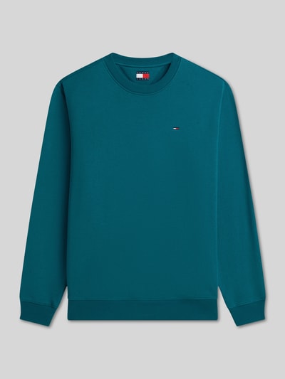 Tommy Jeans Regular Fit Sweatshirt aus Baumwoll-Mix Gruen 2