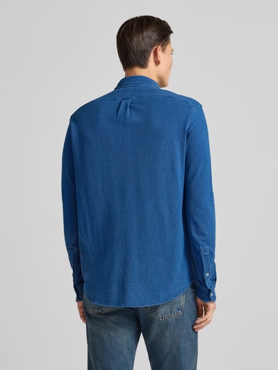 Polo Ralph Lauren Koszula casualowa o kroju slim fit z kołnierzykiem typu button down Ciemnoniebieski 5