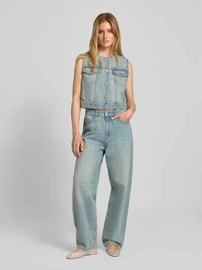 Jake*s Casual Baggy Fit Jeans im 5-Pocket-Design Jeansblau 1