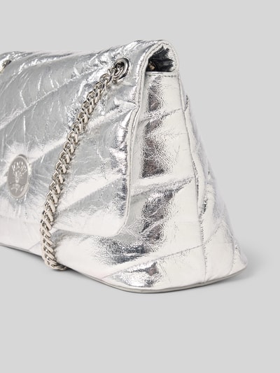 JOOP! Jeans Handtasche mit Label-Detail Modell 'frizzare' Silber 3