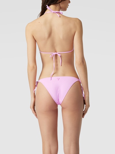 Guess Bikini-Oberteil mit Label-Patch Flieder 5