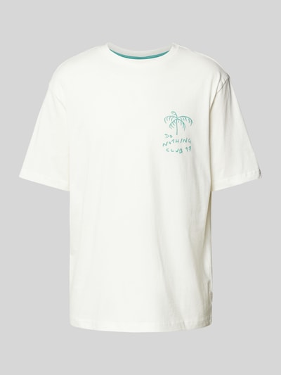 Only & Sons T-Shirt mit Stitching-Detail Modell 'MILO' Weiss 2