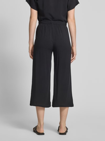 Soyaconcept Culotte van viscose met strikceintuur Zwart - 5