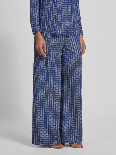 Lauren Ralph Lauren Spodnie materiałowe z elastycznym pasem model ‘ZIAKASH’ Jasnoniebieski 4