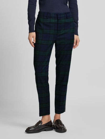 Lauren Ralph Lauren Tapered fit stoffen broek met persplooien, model 'LAKYTHIA'  - 4