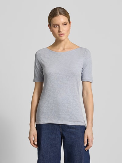 Marc O'Polo T-shirt Slim Fit z czystej bawełny Jasnoszary 4
