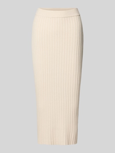 Soyaconcept Strickrock mit Strukturmuster Modell 'KANITA' Ecru Melange 2