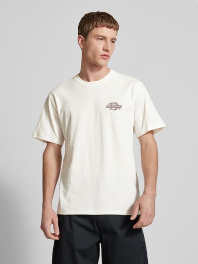 Dickies T-Shirt mit Label-Print Modell 'WOOD' Offwhite 4