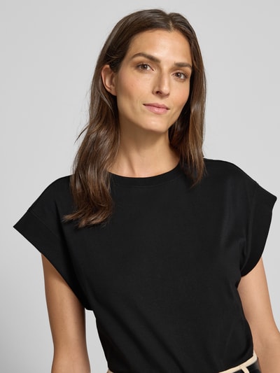 s.Oliver RED LABEL Relaxed Fit T-Shirt aus reiner Baumwolle BLACK 3