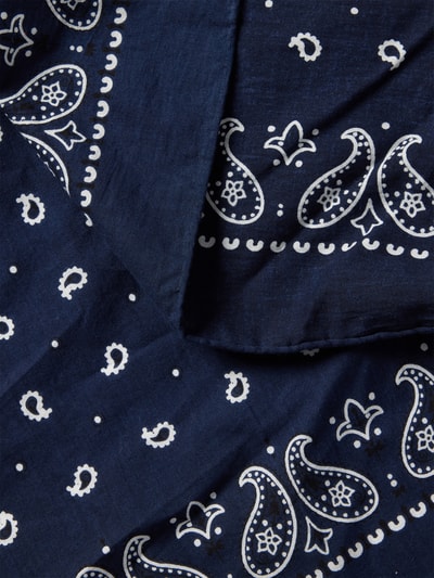 Polo Ralph Lauren Sjaal met paisleymotief, model 'ICONS' Donkerblauw - 2