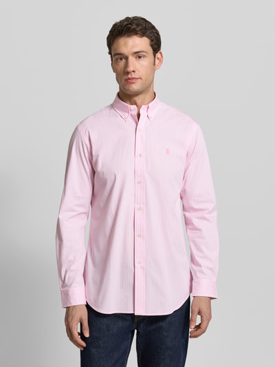 Polo Ralph Lauren Freizeithemd mit Knopfleiste Rosa 4