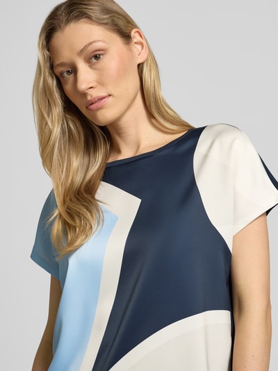 s.Oliver BLACK LABEL Oversized T-Shirt aus Viskose-Mix Hellblau 3