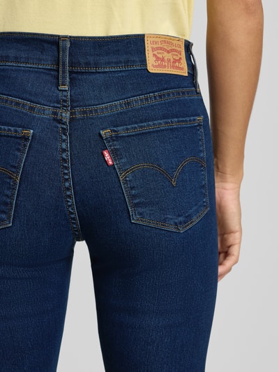 Levi's® 300 Slim Fit Jeans aus Baumwoll-Mix Modell '312' Blau 3