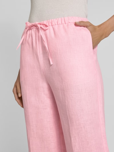 MANGO Stoffhose mit elastischem Bund Modell 'ALADA' Hellrosa 3