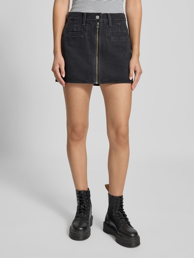 Levi's® Jeansrock mit Knopfverschluss Dunkelblau 4