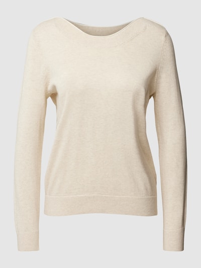 Esprit Strickpullover mit U-Boot-Ausschnitt Sand 2