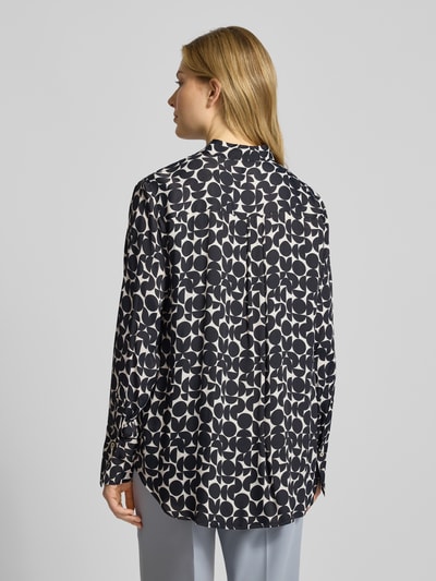 ETERNA Hemdbluse mit Knopfleiste Black 5