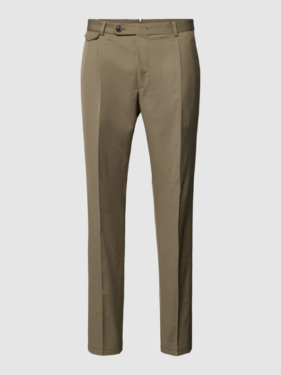 Windsor Chino mit Pattentasche Modell 'Silvi' Oliv 2