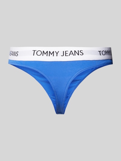 TOMMY HILFIGER String met elastische band met logo, model 'HERITAGE' Koningsblauw - 3