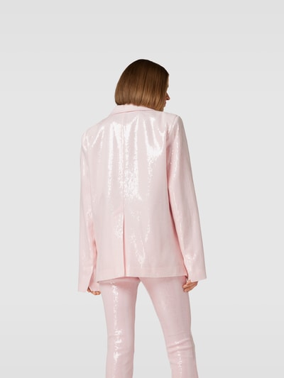 ROTATE Blazer mit Allover-Paillettenbesatz Rosa 5