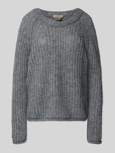 Smith and Soul Relaxed Fit Strickpullover mit Mohair-Anteil Dunkelgrau 2