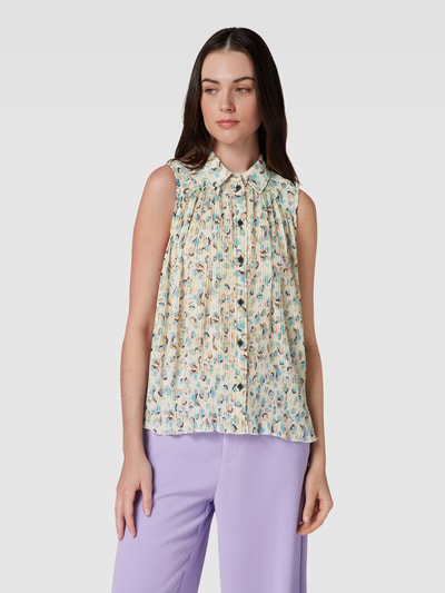 Jake*s Casual Top bluzkowy z plisami Złamany biały 4