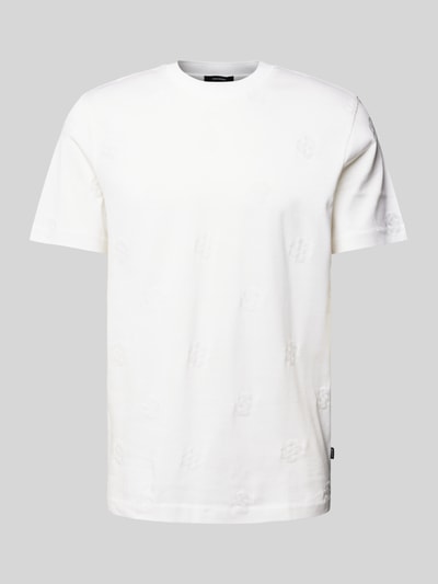 BOSS T-Shirt aus reiner Baumwolle Modell 'Thompson' Weiss 2