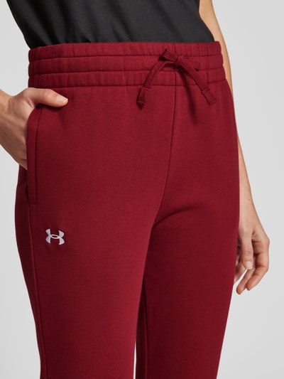 Under Armour Sweatpants mit Label-Stitching Bordeaux 3