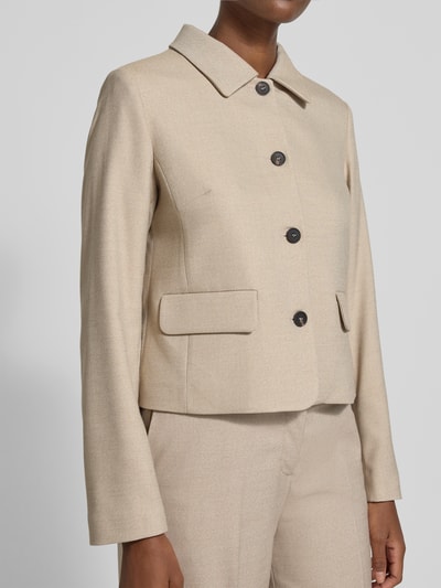 More & More Kurtka o kroju relaxed fit z dodatkiem wiskozy Szarobrązowy 3