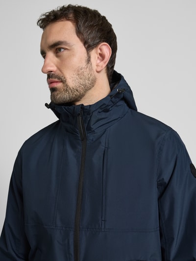 CARS JEANS Windbreaker met capuchon, model 'YXAM' Marineblauw - 3